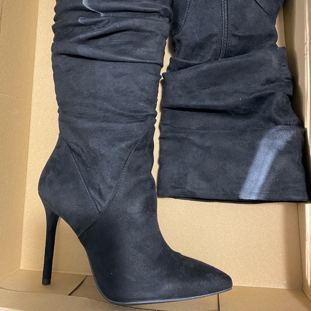 Black Heeled Boots